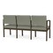 Lesro Lenox 3 Seat Tandem Seating W/ No Center Arms, 64.5 in W 24.5 in L 32 in H LS3101 - alternate 2